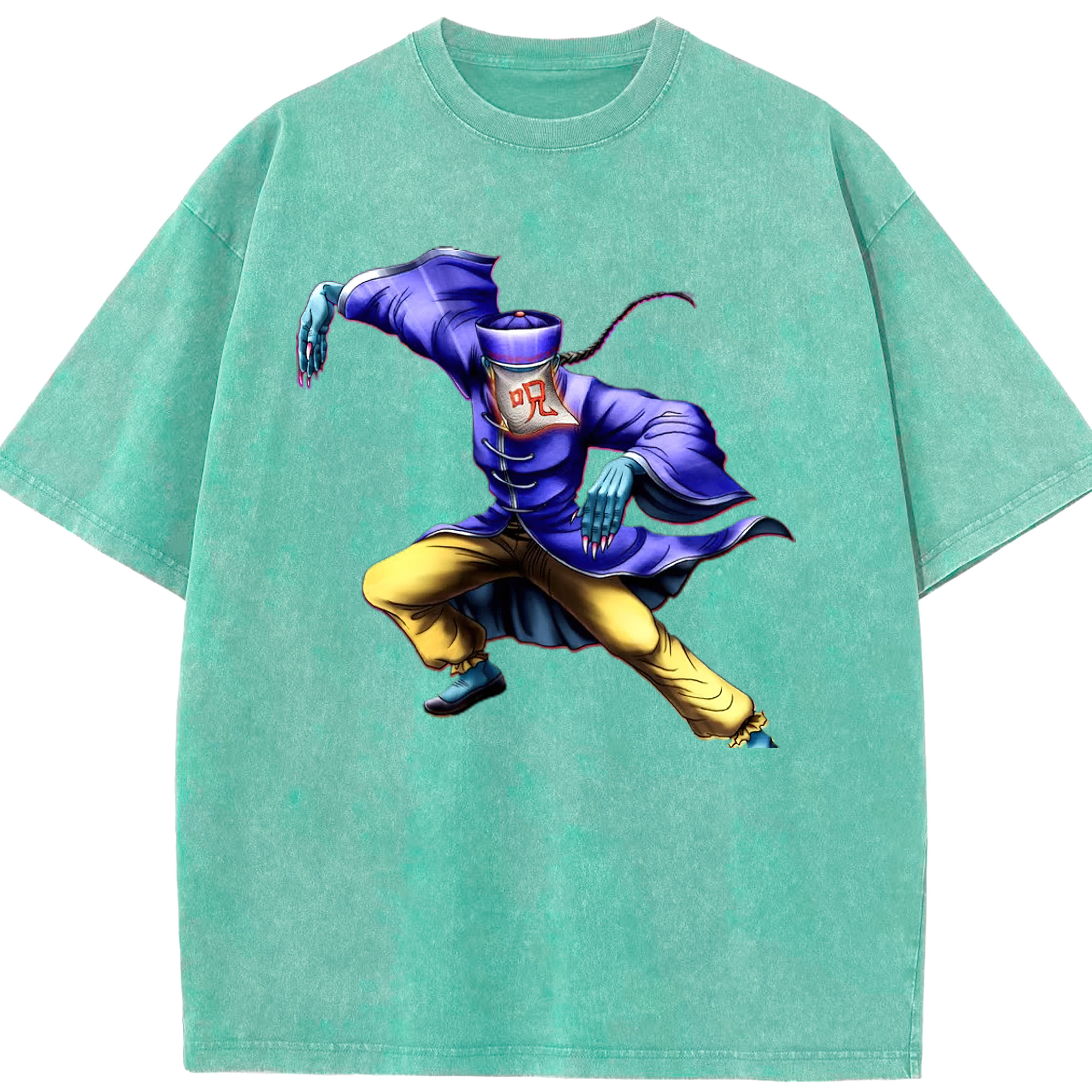 （画像用） 遊☆戯☆王 Yu-Gi-Oh! 綿100% ヴィンテージ風 半袖Tシャツ（フロントプリント）
